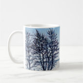 Ein Winter-Weg Kaffeetasse (Links)