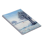 Ein Winter-Weg Notizblock (Rechte Seite)