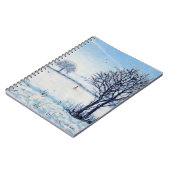 Ein Winter-Weg Notizblock (Linke Seite)