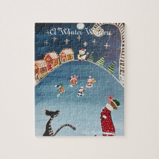 Ein Winter-Wunder-Jigsaw-Puzzle Puzzle (Vertikal)