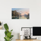 Ein Winterblick auf den Canale Grande, Venedig, Poster (Heimbüro)