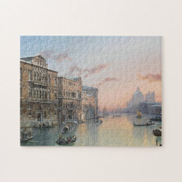 Ein Winterblick auf den Canale Grande, Venedig, Puzzle