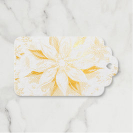 Ein Wintererlebnis-Dekor mit Schneeflocken Geschenkanhänger