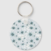 Ein Wintererlebnis-Dekor mit Schneeflocken Schlüsselanhänger (Vorderseite)