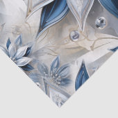 Ein Wintererlebnis-Dekor mit Schneeflocken Seidenpapier (Detail)