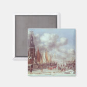 Ein Wintererlebnis in Amsterdam Magnet (Vorderseite/Rückseite)