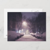 Ein Winterglühen auf der oberwestlichen Seite Postkarte (Vorne/Hinten)