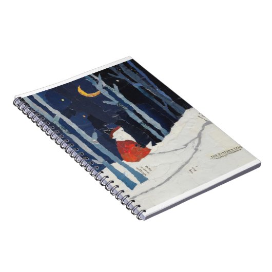 Ein Wintermärchen - Fox im Schnee Notizblock (Rechte Seite)