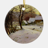 Ein Wintermorgen Keramik Ornament (Vorne)