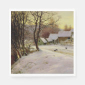 Ein Wintermorgen Serviette (Vorderseite)