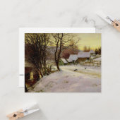 Ein Wintermorgens, berühmtes Gemälde, Karte (Vorderseite/Rückseite Beispiel)