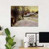 Ein Wintermorgens, berühmtes Gemälde, Poster (Heimbüro)