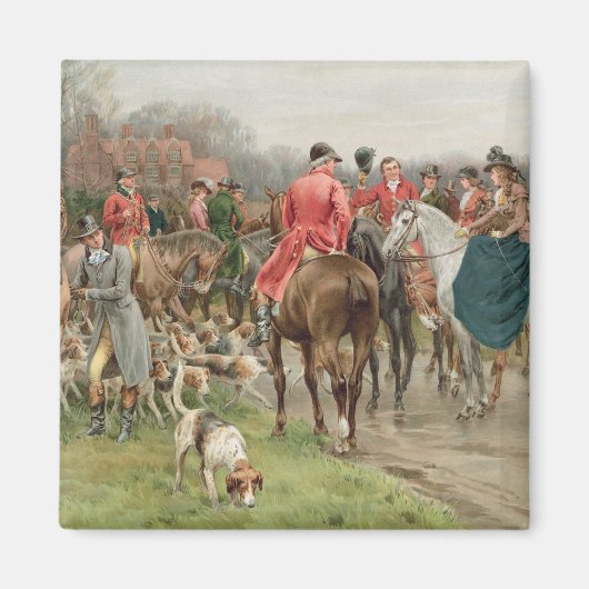 Ein Wintermorgens, von den Birnen jährlich, 1908 Magnet (Vorne)