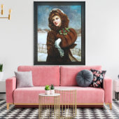 Ein Winterschmuck von Francois Martin-Kavel Leinwanddruck (Insitu (Wohnzimmer))