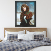 Ein Winterschmuck von Francois Martin-Kavel Leinwanddruck (Insitu (Schlafzimmer))