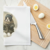 Ein Winterspaziergang 02 Geschirrtuch (Viertel Falte)