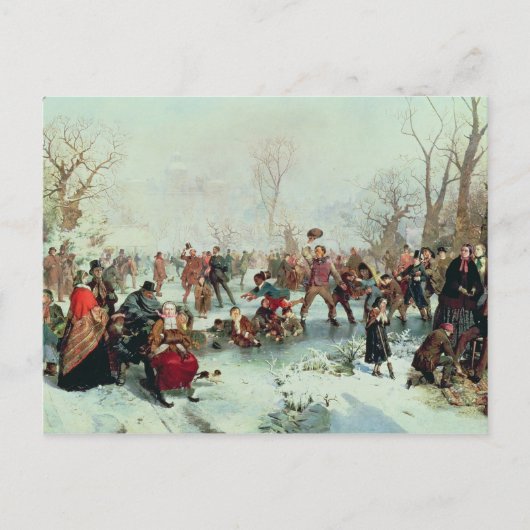 Ein Wintertag im St. James's Park Postkarte (Vorderseite)