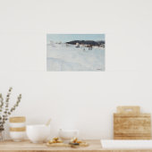 Ein Wintertag in Norwegen, 1886 Poster (Küche)