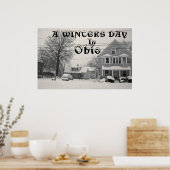 EIN WINTERTAG IN OHIO-Poster Poster (Küche)