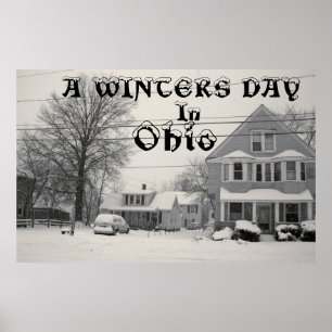 EIN WINTERTAG IN OHIO-Poster Poster