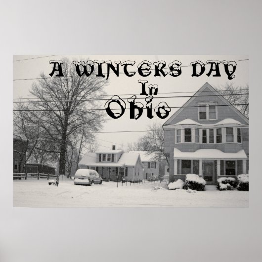 EIN WINTERTAG IN OHIO-Poster Poster (Vorne)
