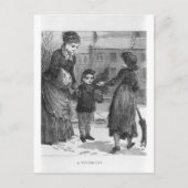 Ein Wintertag Postkarte (Vorderseite)