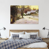 Ein Wintervormittag Leinwanddruck (Insitu (Schlafzimmer))