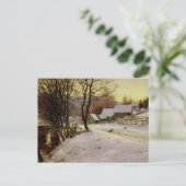Ein Wintervormittag Postkarte (Stehend Vorderseite)