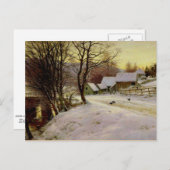 Ein Wintervormittag Postkarte (Vorne/Hinten)