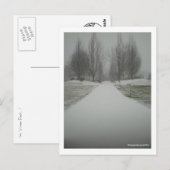 Ein Winterweg.... Postkarte (Vorne/Hinten)