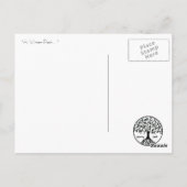 Ein Winterweg.... Postkarte (Rückseite)