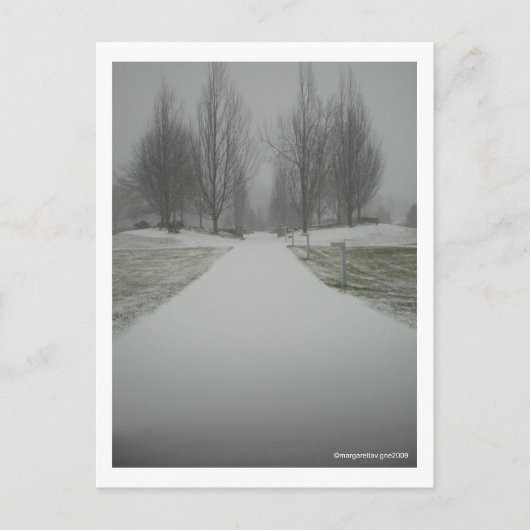 Ein Winterweg.... Postkarte (Vorderseite)