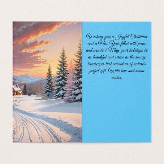 Ein Winterwunderland (Innenseite Aufgefaltet)