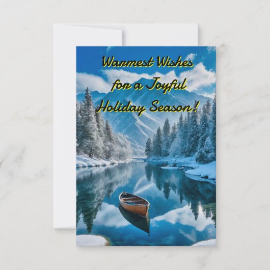 Ein Winterwunderland Einladung (Vorderseite)