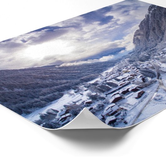 Ein Winterwunderland Poster (Ecke)