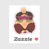 ein winzig kleiner Typ! Aufkleber (Blatt)