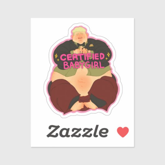 ein winzig kleiner Typ! Aufkleber (Blatt)