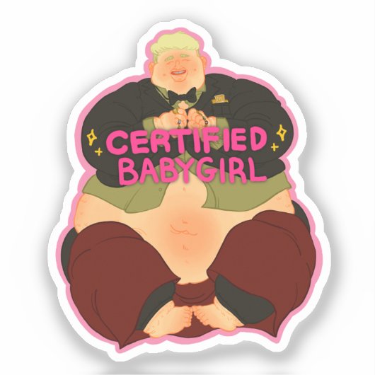 ein winzig kleiner Typ! Aufkleber (Vorderseite)