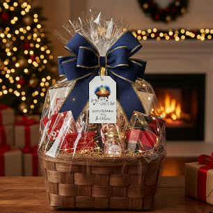 Ein winziger Funke eine Welt des Lichts Weihnachts Geschenkanhänger