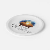 Ein winziger Funken eine Welt der Lichtmanger Weih Pappteller (Schrägansicht)