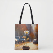 Ein winziger Tontopf voller schmutziger Tasche (Vorderseite)