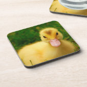 Ein winziges Duckling Getränkeuntersetzer (Linke Seite)