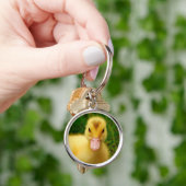Ein winziges Duckling Schlüsselanhänger (Hand)