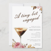 Ein winziges Espresso Martini-Brautparty Einladung (Vorderseite)