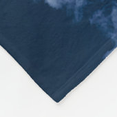 Ein Wirbel in den Wolken Fleecedecke (Ecke)