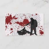 Ein wird die visitenkarte (Rückseite)