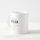 Ein wirklich außergewöhnlicher Chirurg personalisi Kaffeetasse (Vorderseite Links)