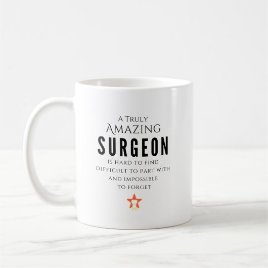 Ein wirklich außergewöhnlicher Chirurg personalisi Kaffeetasse (Links)