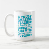 Ein wirklich außergewöhnlicher Lehrer ist schwer z Kaffeetasse (Links)