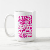 Ein wirklich außergewöhnlicher Lehrer ist schwer z Kaffeetasse (Links)